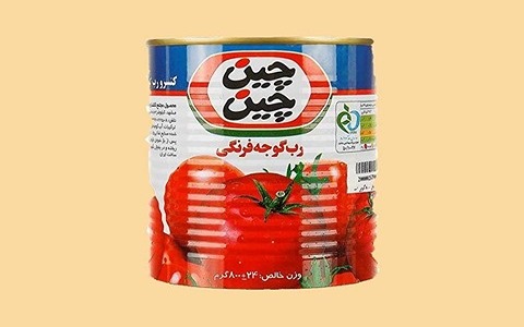 تصویر 4 از قیمت رب گوجه ۸۰۰ گرمی چین چین + خرید باور نکردنی
